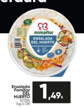 Family Cash Ensalada Familiar Del Huerto oferta