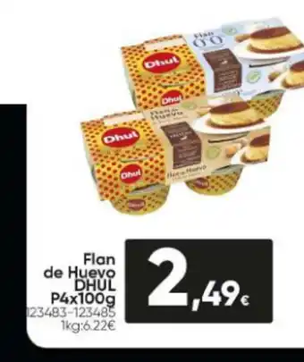 Family Cash Flan de Huevo DHUL P4x100g oferta