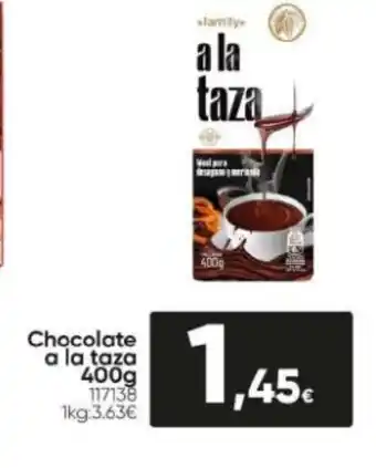Family Cash Chocolate a La Taza 400g oferta