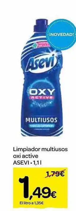 Dialprix Limpiador multiusos oxi active asevi oferta