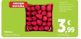 El Corte Inglés Fresa oferta