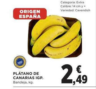 El Corte Inglés Plátano de canarias igp oferta