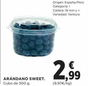 El Corte Inglés Arándano sweet oferta
