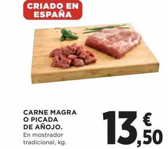 El Corte Inglés Carne magra o picada de añojo oferta