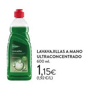 Hipercor Lavavajillas a mano ultraconcentrado oferta