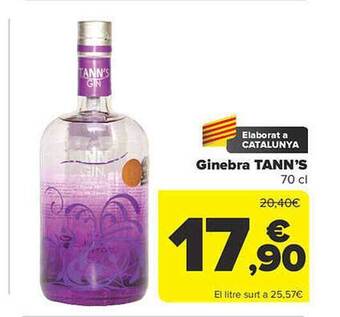 Carrefour Ginebra tann's oferta