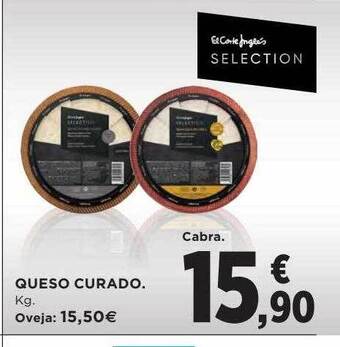 El Corte Inglés Queso curado oferta