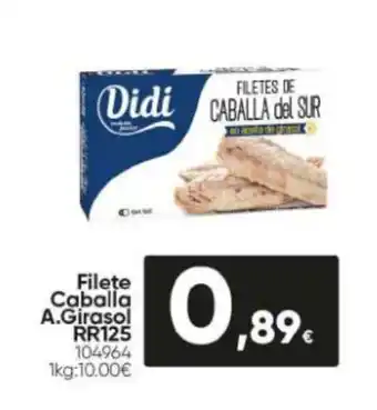 Family Cash Filete Caballa A.Girasol RR125 oferta