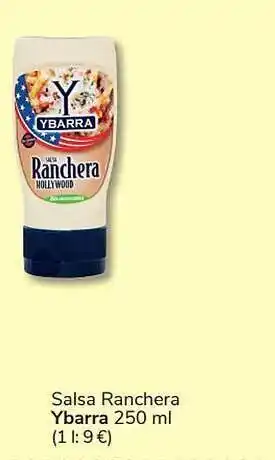 Consum Salsa ranchera ybarra oferta