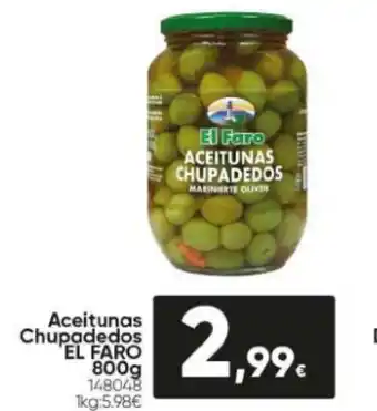 Family Cash Aceitunas Chupadedos El Faro 800g oferta