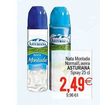 Nata montada normal lixeira asturiana