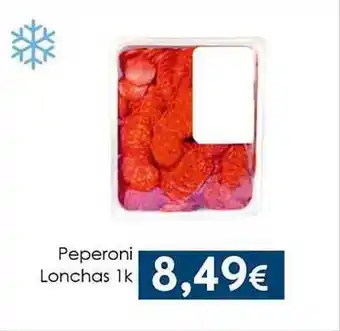 Peperoni lonchas