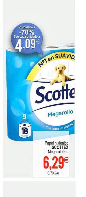 Plenus Supermercados Papel hixiénico scottex oferta