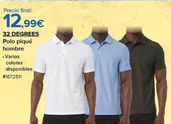 Costco 32 degrees polo piqué hombre oferta