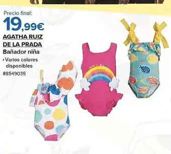 Costco Agatha ruiz de la prada bañador niña oferta