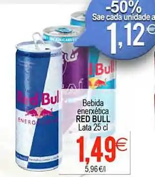 Plenus Supermercados Bebida enerxética red bull oferta