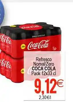 Plenus Supermercados Refresco normal zero coca cola oferta