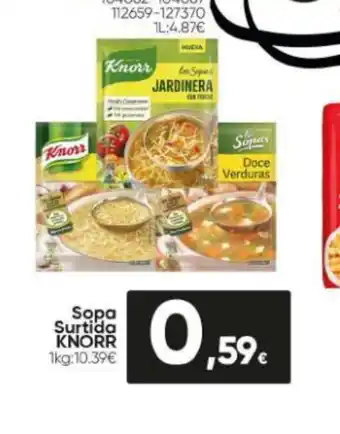 Family Cash Sopa Surtida Knorr oferta