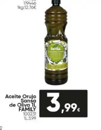 Family Cash Aceite Orujo Sansa De Oliva 1L Family oferta