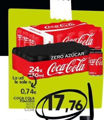 Family Cash Coca Cola P24x33cl oferta