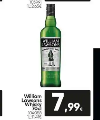 Family Cash William Lawsons Whisky 70cl oferta