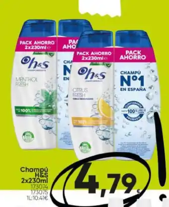 Family Cash Champú H&S 2x230ml oferta