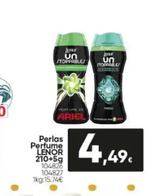 Family Cash Perlas Perfume Lenor 210+5g oferta