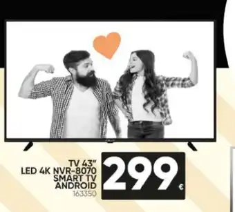 Family Cash Tv 43" Led 4K NVR-8070 Smart Tv Android oferta