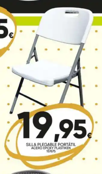Family Cash Silla Plegable Portátil Acero Epoxy Plastiken oferta