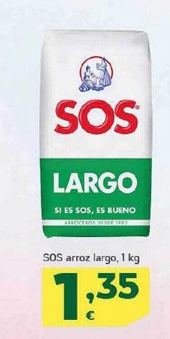 HiperDino Sos arroz largo oferta