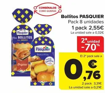 Carrefour Bollitos pasquier oferta