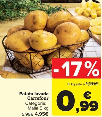 Carrefour Patata lavada carrefour oferta