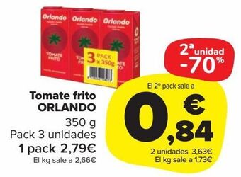 Carrefour Market Tomate frito orlando oferta