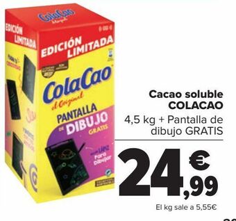 Carrefour Cacao soluble colacao oferta