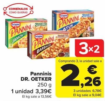 Carrefour Panninis dr.oetker oferta