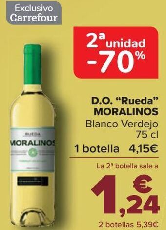 Carrefour D.o. ''rueda'' moralinos blanco verdejo oferta
