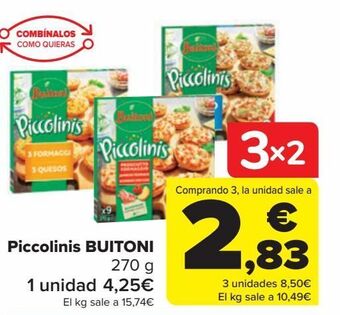 Carrefour Piccolinis buitoni oferta