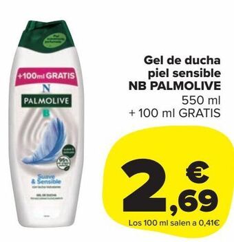 Carrefour Market Gel de ducha piel sensible nb palmolive oferta