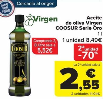 Carrefour Aceite de oliva virgen coosur serie oro oferta