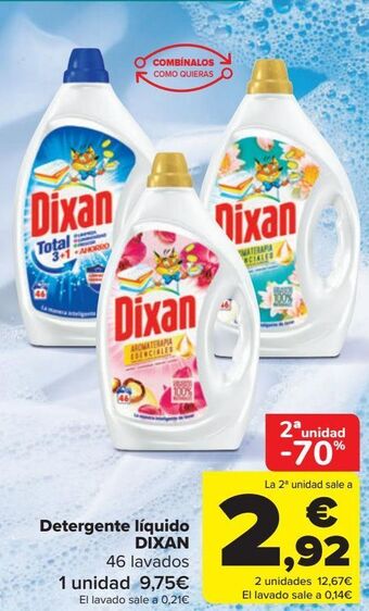 Carrefour Detergente líquido dixan oferta