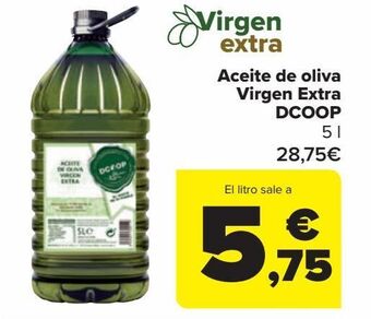 Carrefour Aceite de oliva virgen extra dcoop oferta