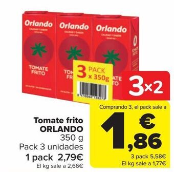 Carrefour Tomate frito orlando oferta