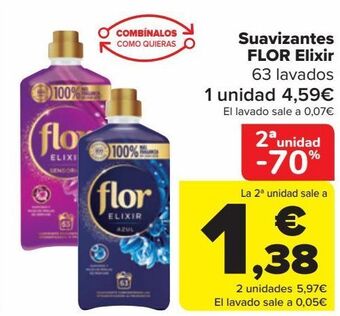 Carrefour Suavizante flor elixir oferta