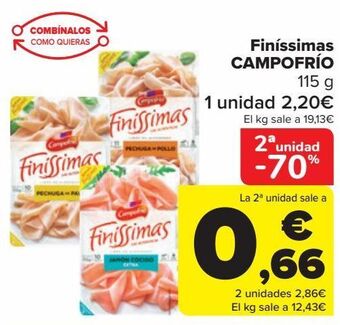 Carrefour Finíssimas campofrío oferta