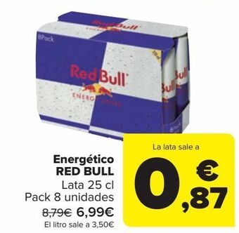 Carrefour Energético red bull oferta