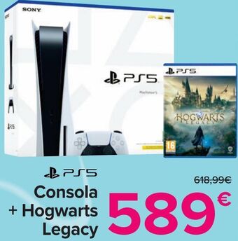 Carrefour Consola + hogwarts legacy oferta