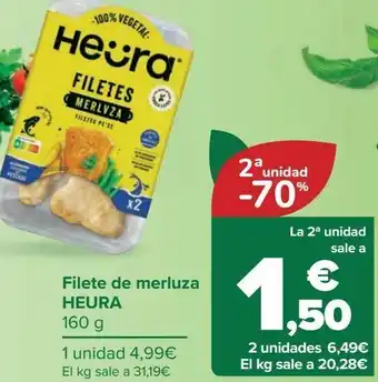 Carrefour Filete de merluza heura oferta