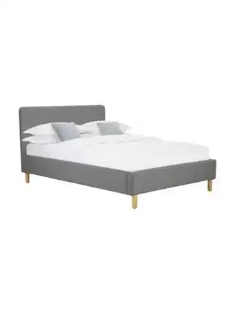 Westwing Cama tapizada celeste oferta