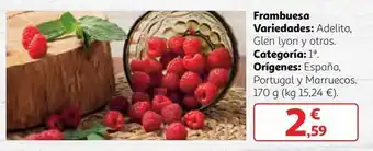 Alcampo Frambuesas oferta
