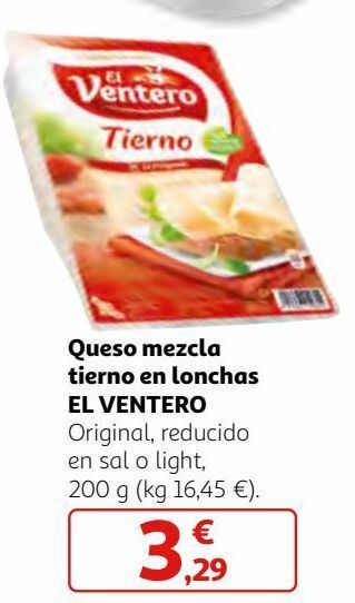 Alcampo Queso mezcla el ventero oferta